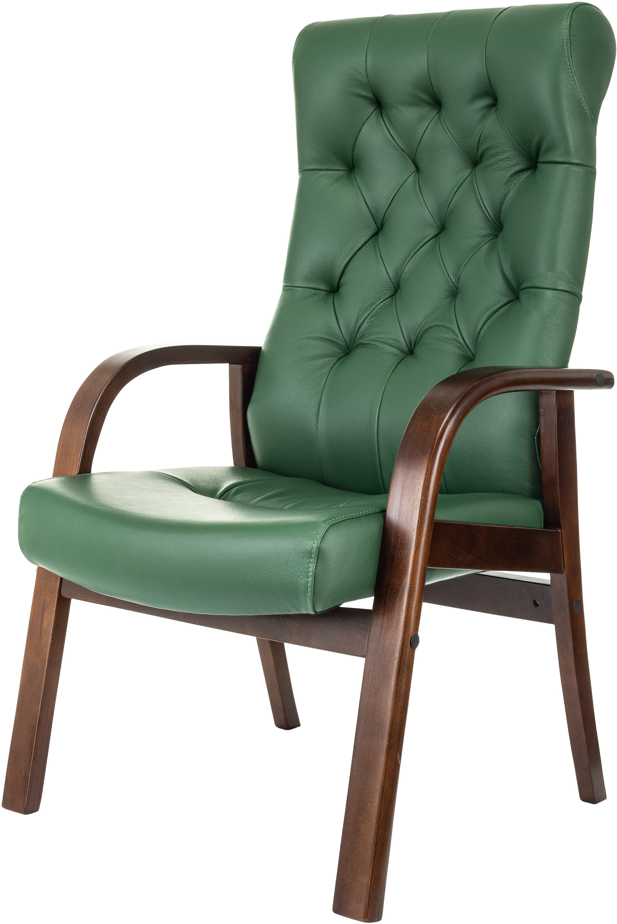 Кресло Бюрократ T-9928WALNUT-CF/GN