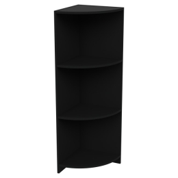 Офисный стеллаж угловой СУ-62 цвет Черный 37/37/123 см