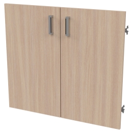 Двери низкие ДВ-39+С-19 Дуб молочный 73/1,6/65,8