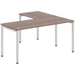 Стол офисный угловой XTEN-S XSCT 1615 Алюминий Дуб Сонома