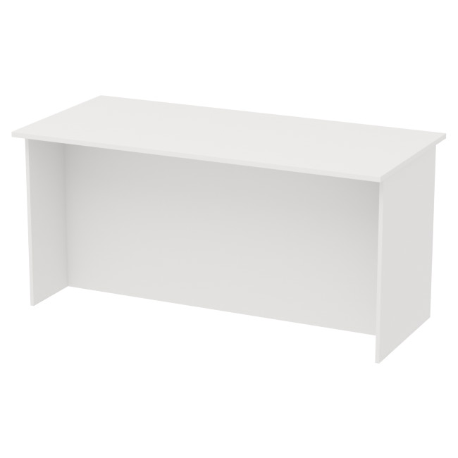Переговорный стол белого цвета СТСЦ-10 160/73/76 см