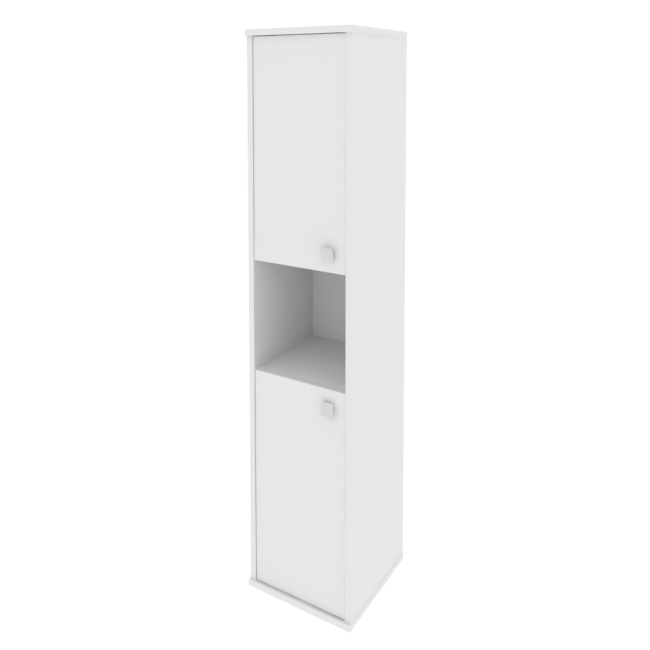 Шкаф высокий узкий Л.СУ-1.5 (L) Белый