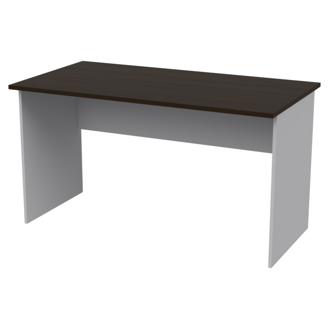 Офисный стол СТ-48 цвет Серый+Венге 140/73/76 см