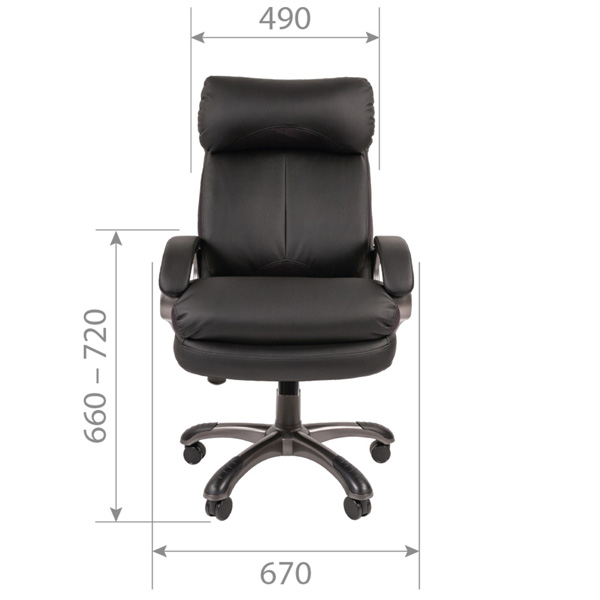 Кресло руководителя CHAIRMAN 505 Бежевое серый пластик
