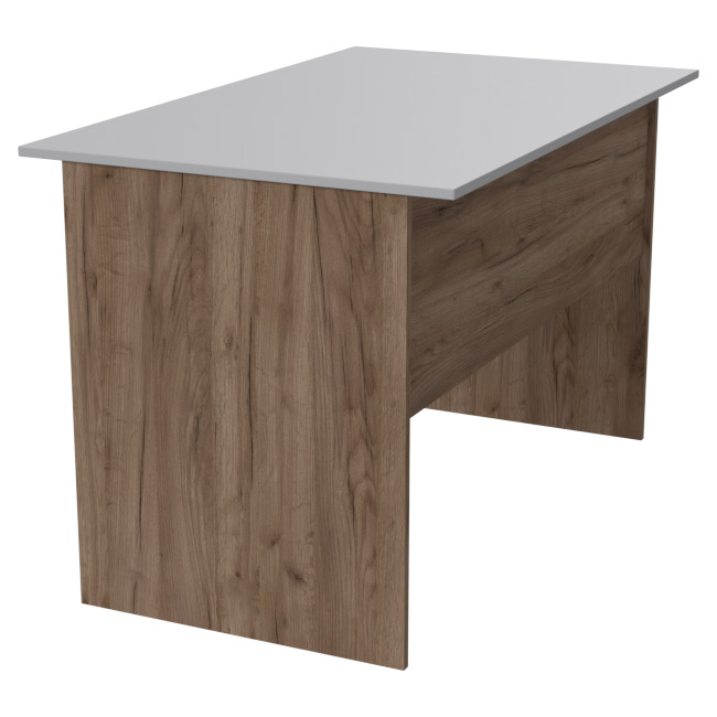 Офисный стол СТ-4 цвет Дуб Крафт+Серый 120/73/75,4 см