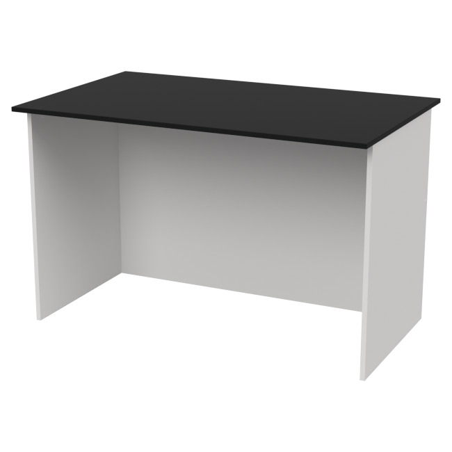Стол для офиса СТЦ-4 Белый+Черный 120/73/75,5 см