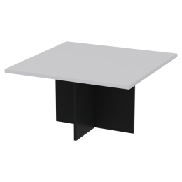 Журнальный стол СТК-15 цвет Черный + Серый 80/80/43 см