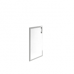 Дверь стекло в раме низкая YALTA S3R Л white