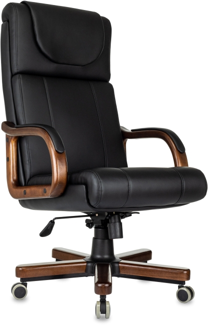 Кресло руководителя Бюрократ T-9933WALNUT/ECO-B