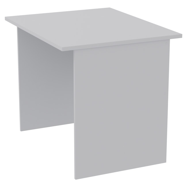 Офисный стол СТ-8 цвет Серый 90/73/76 см