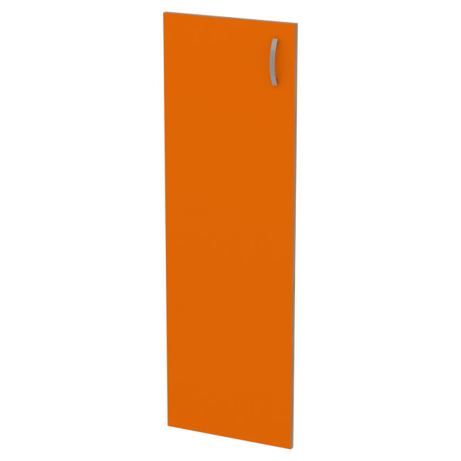 Дверь средняя ДВ-61Л Оранж + Дуб крафт