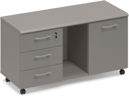 Тумба под оргтехнику топ МДФ Мокко премиум МР 262 МП/МП/МП 110/45/57 см