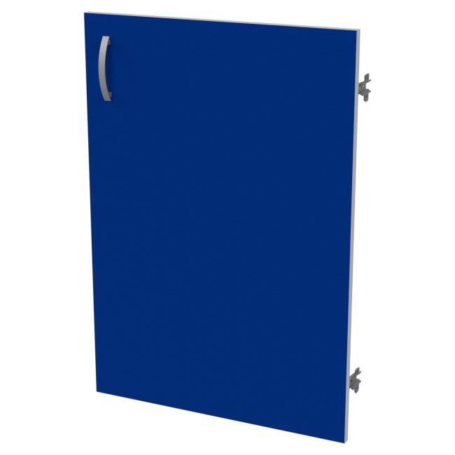 Дверь низкая ДВ-46 Синий+Серый 52,4/1,6/74,8