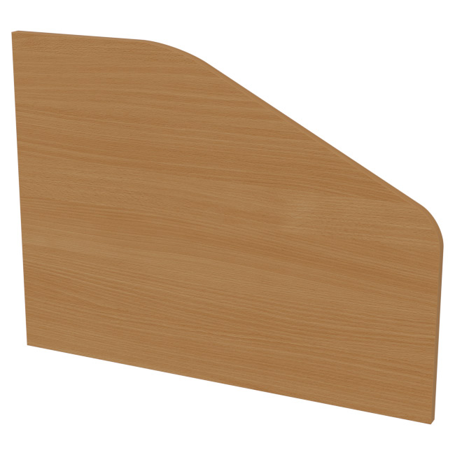 Перегородка для столов Э-59 цвет Бук Бавария 60/25-45 см