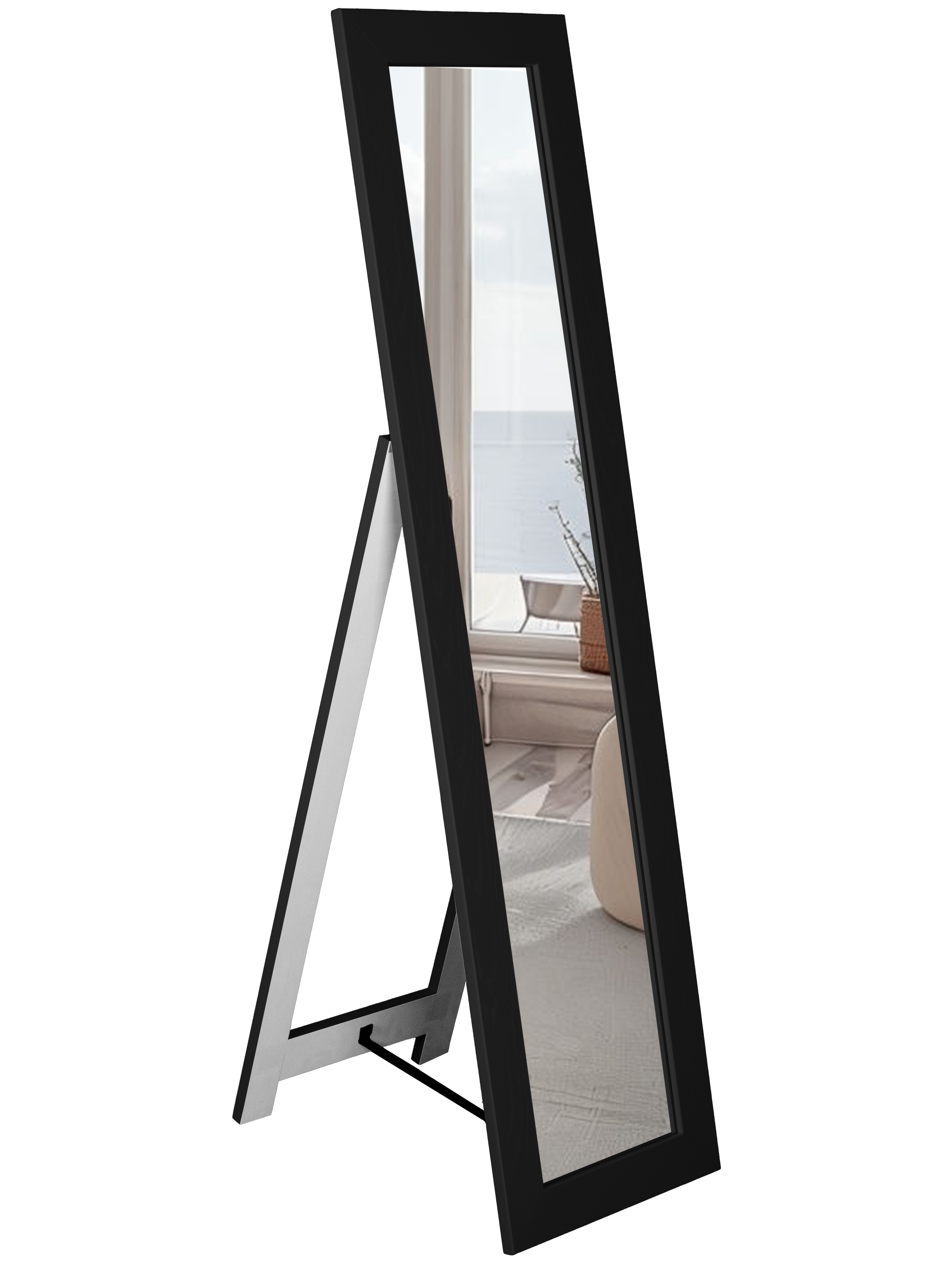 Зеркало напольное BeautyStyle 8 черный