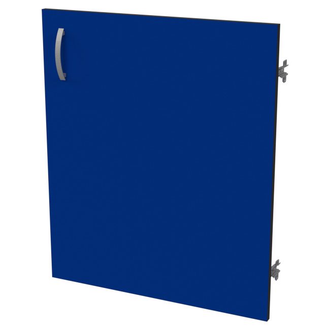 Дверь низкая ДВ-40 Черный + Синий 56/1,6/65,8