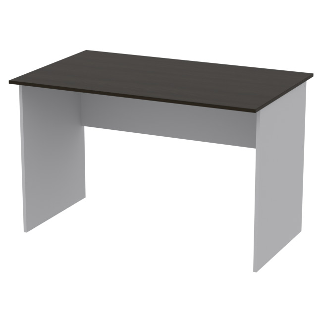 Офисный стол СТ-4 цвет серый+венге 120/73/75,4 см
