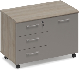 Тумба для оргтехники топ МДФ Вяз-Мокко МР 261 ВЛ/ВЛ/МП 83/45/57 см