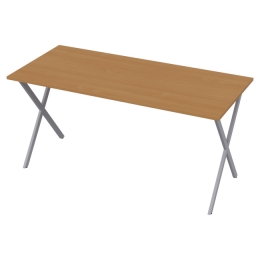 Стол на металлокаркасе СМХ-10 цвет Бук Бавария 160/73/76