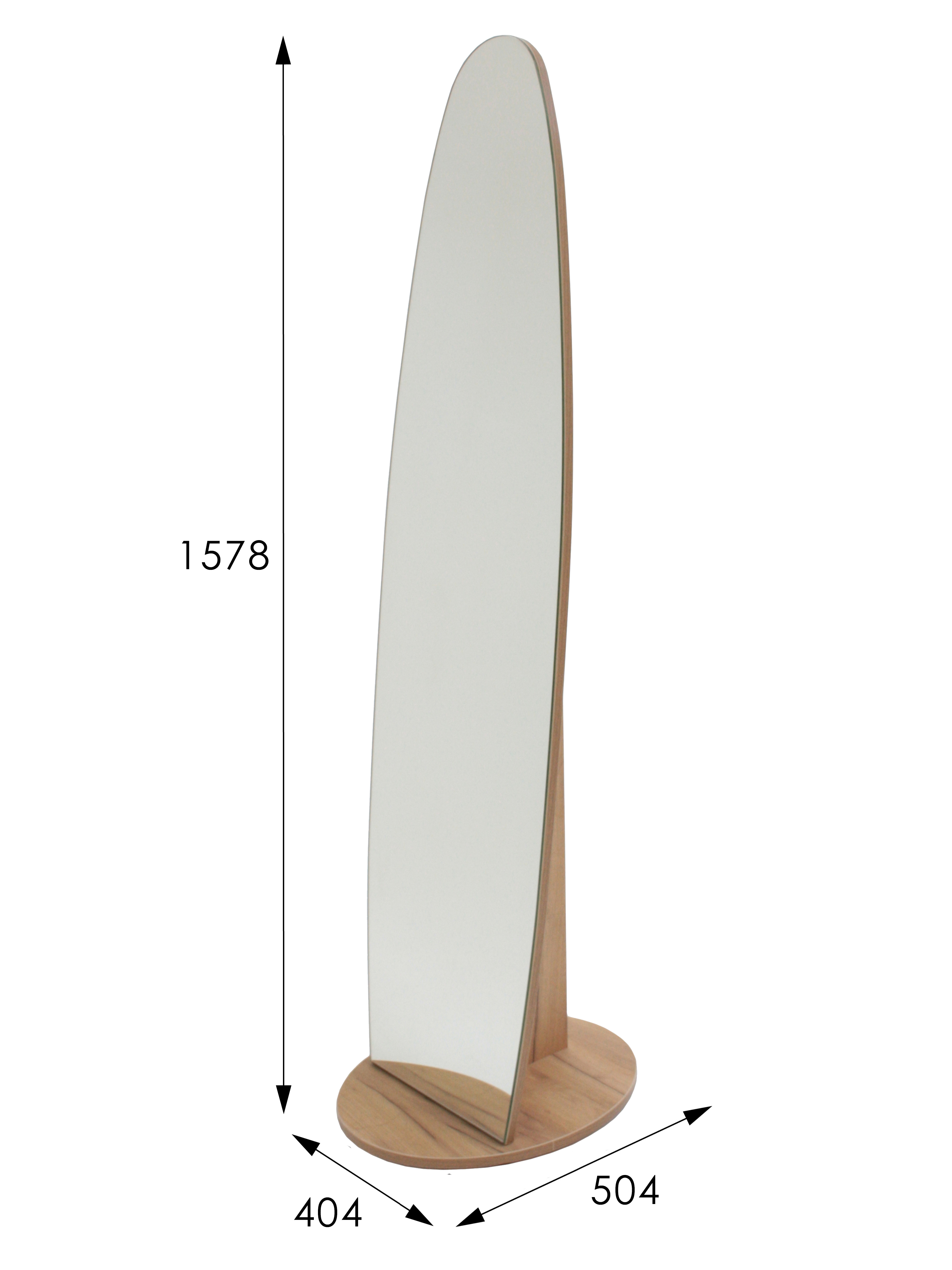 Зеркало напольное Стелла 1 дуб крафт золотой