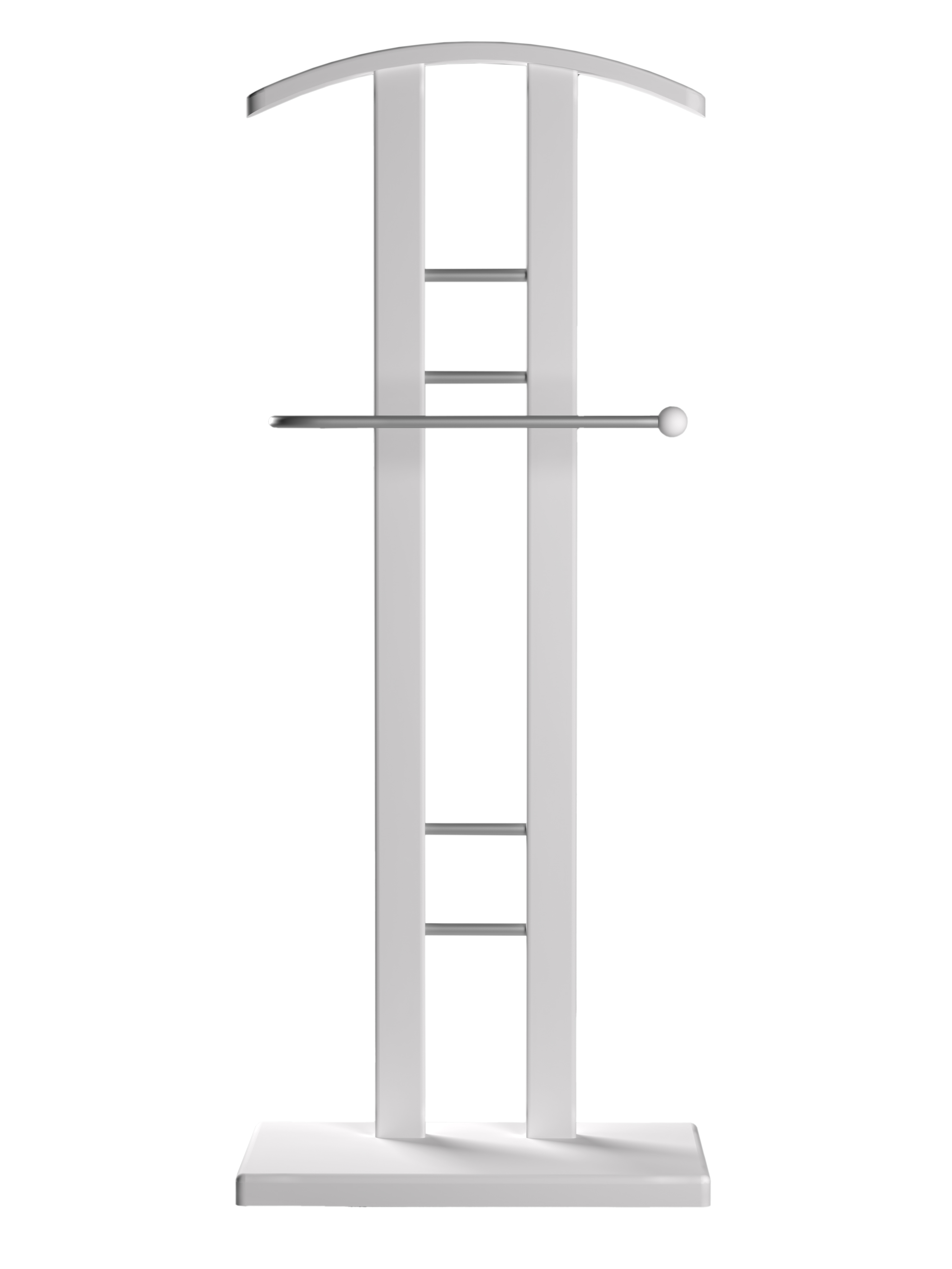 Костюмная вешалка ГАЛАНТ 321 металлик/белый