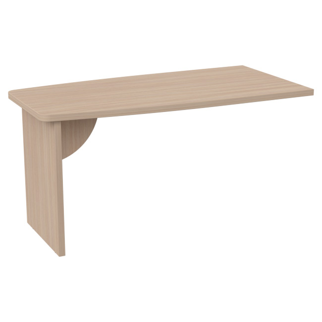 Брифинг-приставка Б-14 цвет Дуб Молочный 140/70 см