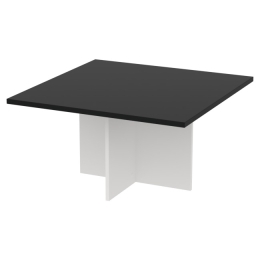 Журнальный стол СТК-15 цвет Белый + Черный 80/80/43 см
