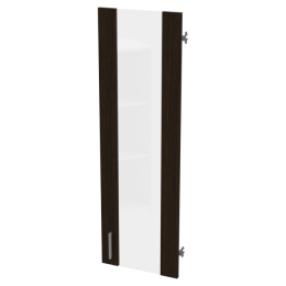 Дверь в рамке ДВ-62+С-28М Венге стекло прозрачное 36,5/1,6/113,1