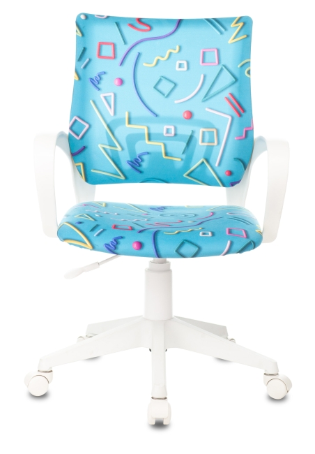 Кресло компьютерное детское KD-W4/STICK-BLUE