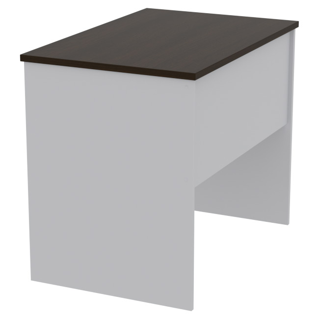 Офисный стол СТ-41 цвет Серый+Венге 90/60/76 см