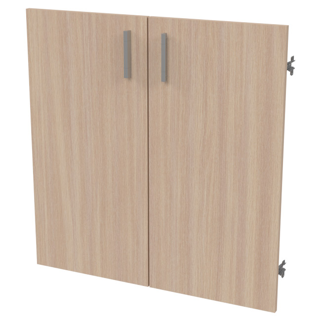 Двери низкие ДВ-45+С-28М Дуб молочный 73/1,6/74,8