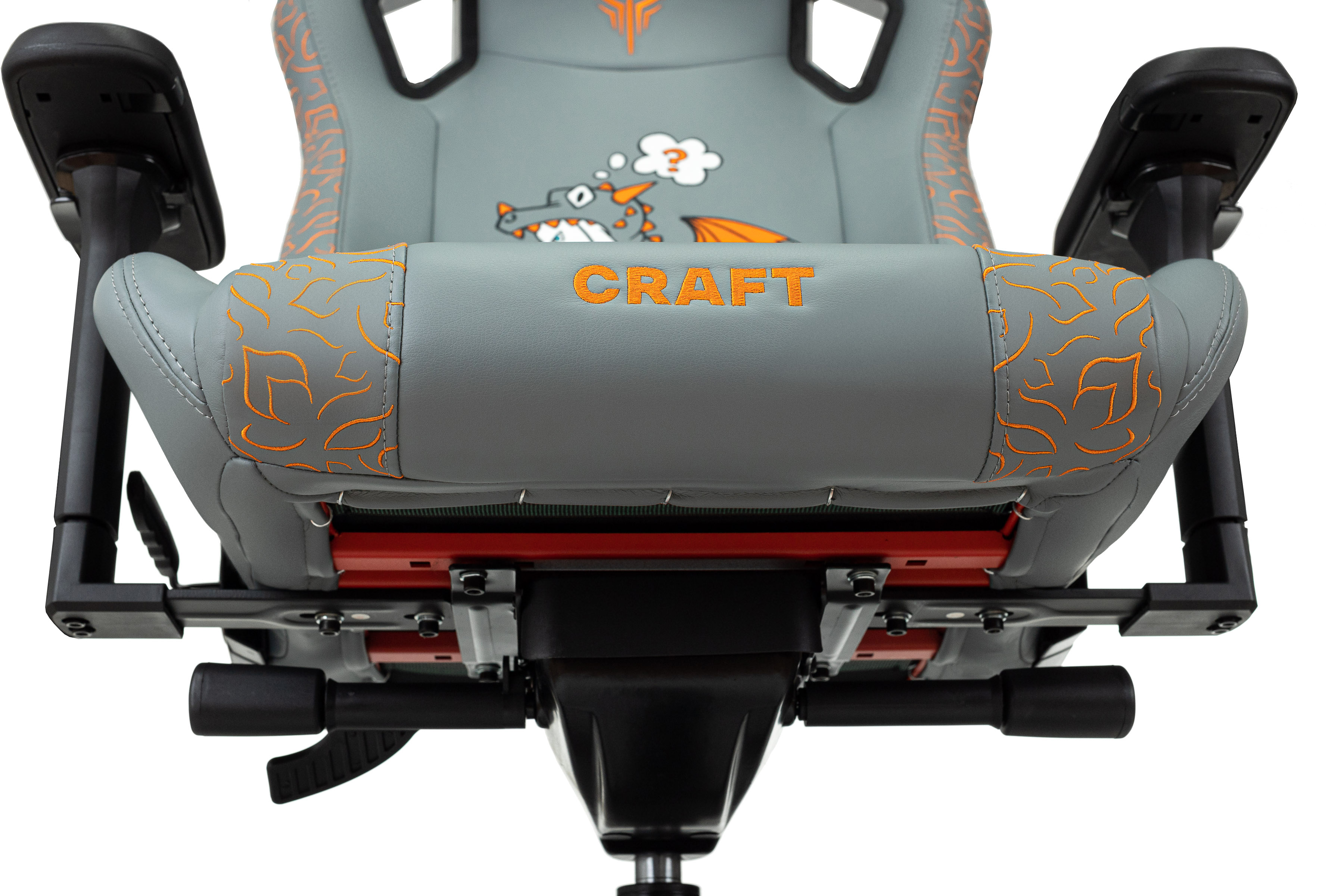 Кресло игровое Knight Craft Dragon серый