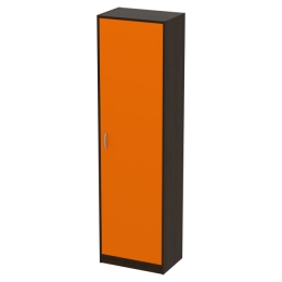 Шкаф для одежды ШО-5 цвет Венге+Оранж 56/37/200 см