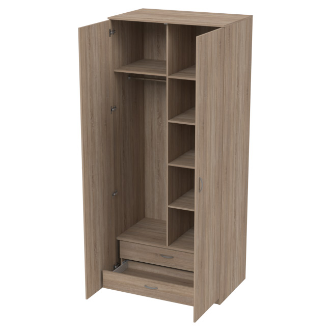 Шкаф для одежды ШО-63 цвет Дуб Сонома 102/63/235 см