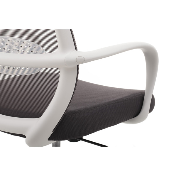 Офисное кресло Riva Design W-207 Серо-белое