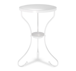 Столик журнальный SHT-CT10 белый муар