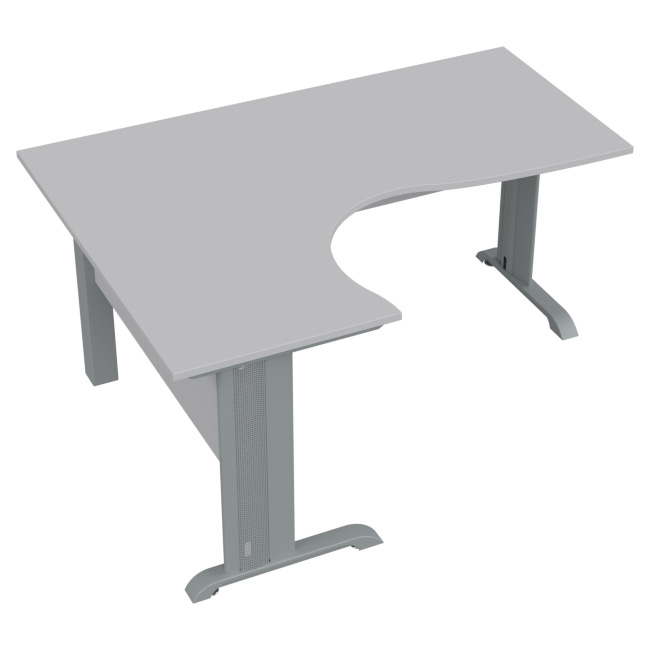 Стол на металлокаркасе СТУ-П-М цвет Серый 160/120/74 см