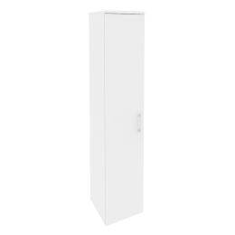 Шкаф высокий узкий левый O.SU-1.9 L Белый бриллиант 40/42/197