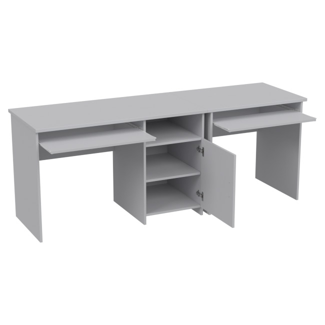 Офисный стол СК-21+СК-27 цвет Серый