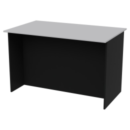Переговорный стол для офиса СТСЦ-4 Черный+Серый 120/73/75,5
