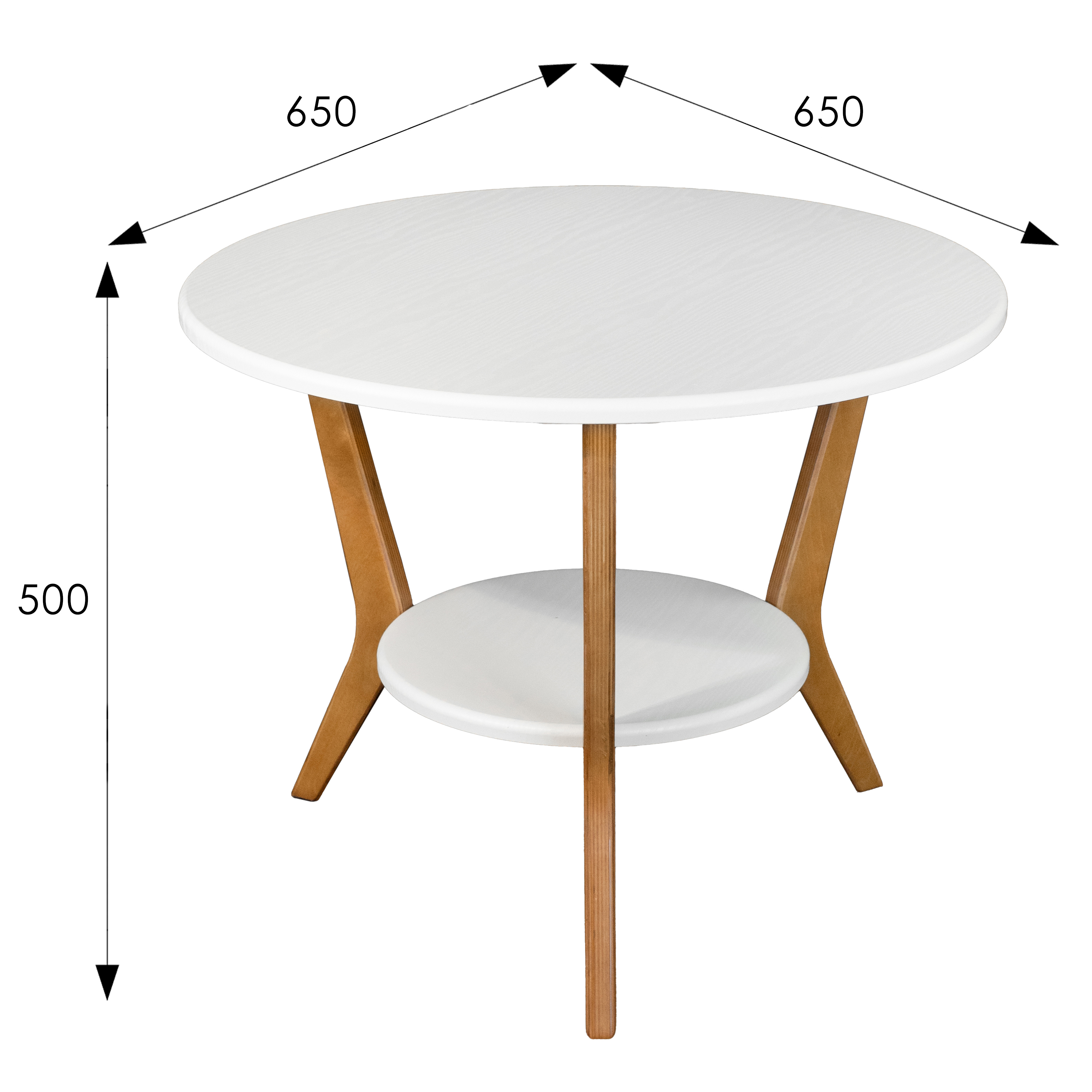 Стол журнальный BeautyStyle 13 белый/бук