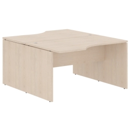 Стол офисный двойной XTEN X2CET 149.2 Бук Тиара 140/180/75 см