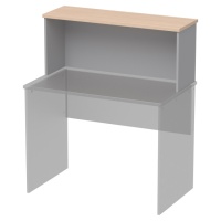 Модули для офисных столов Серый + Дуб