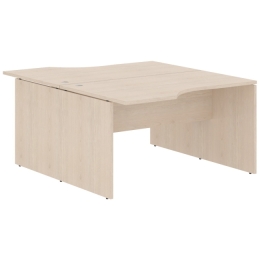 Стол офисный двойной XTEN X2CET 149.3 Бук Тиара 140/180/75 см