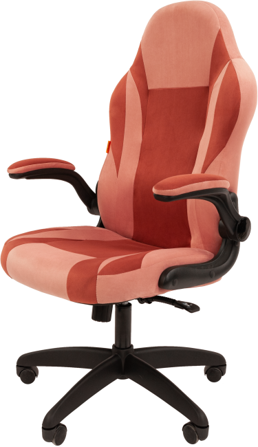 Игровое кресло CHAIRMAN GAME 55 розовый-бордо