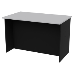 Переговорный стол СТСЦ-9 цвет Черный+Серый 120/73/76 см