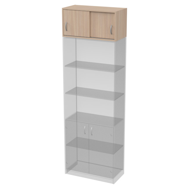 Антресоль АН-02 цвет Дуб молочный 77/37/38 см