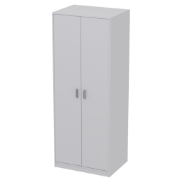 Офисный шкаф для одежды ШО-6+С-19 цвет Серый 77/58/200 см