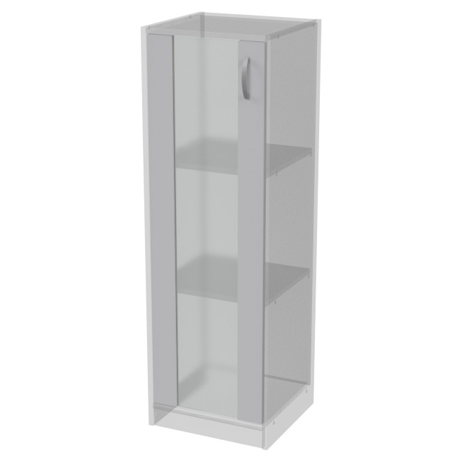 Дверь в рамке ДВ-62 Серый стекло матовое 36,5/1,6/113,1