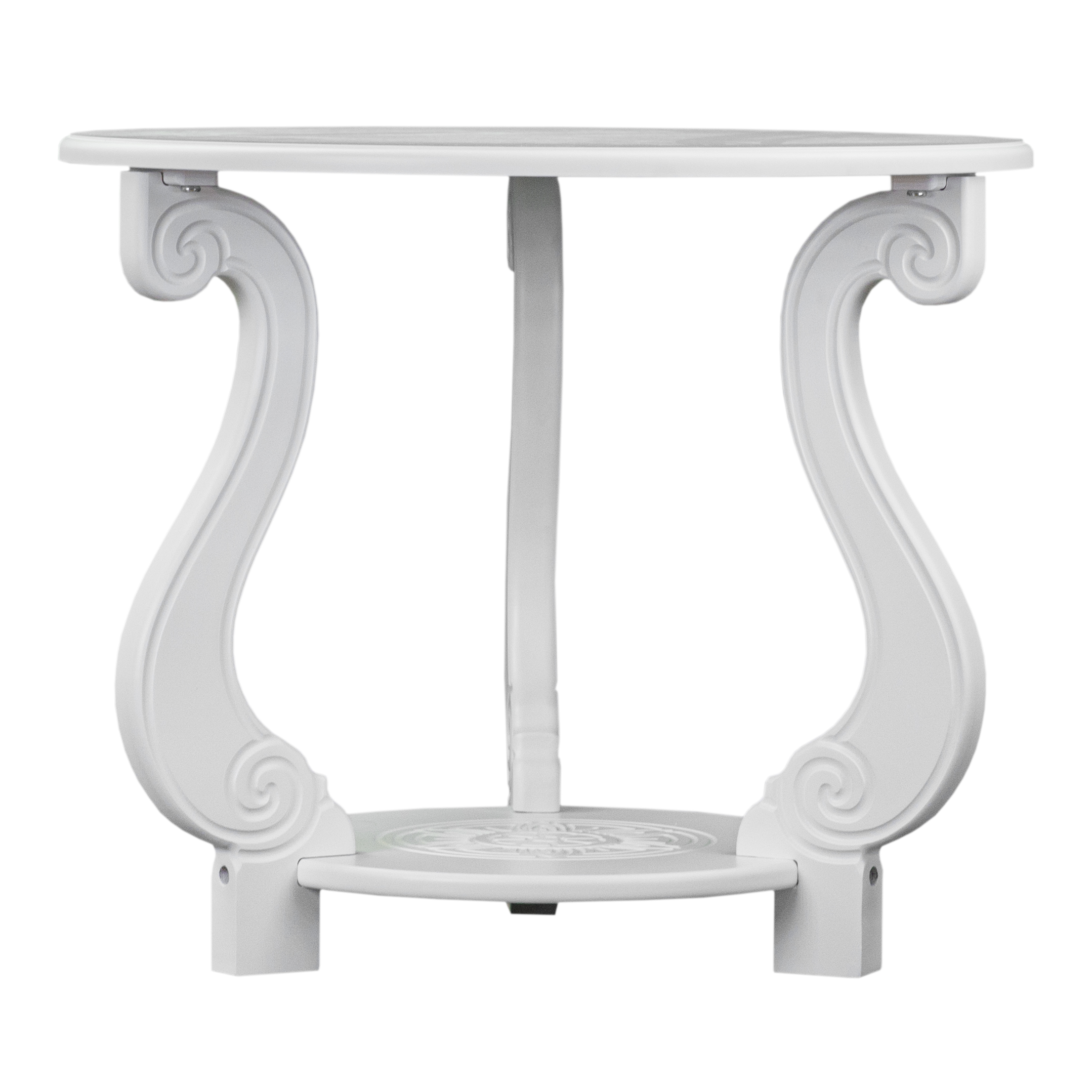 Стол журнальный Грация М ЛАЙТ белый